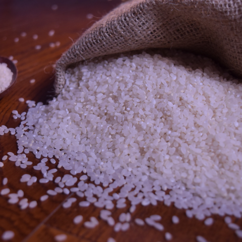 Akitakomachi White Rice High Quality 100 lb Bag Great Joy Family Farm