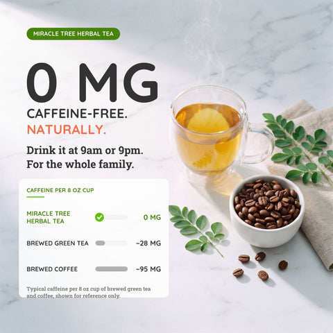 Organic Moringa Tea - Rooibos - Caffeine-Free Herbal Tea