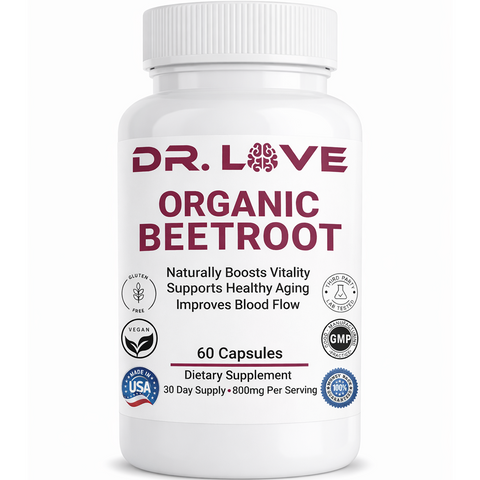 Organic Beetroot 1300mg Supplement Dr. Love's
