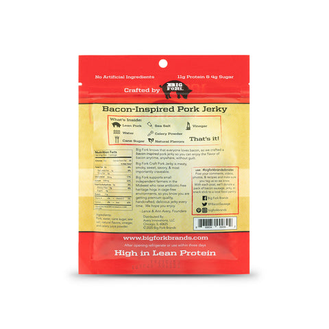 Craft Pork Jerky Collection 24 Bags Pork Jerky Big Fork Brands