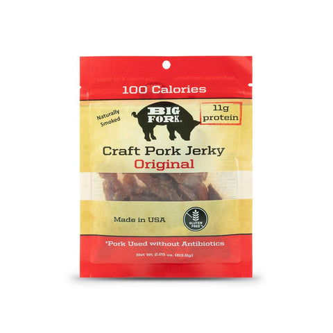Craft Pork Jerky Sampler 3 Flavor Pack Big Fork Brands