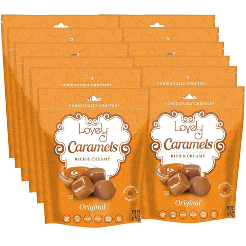 Chewy Original Caramels Non-GMO Gluten-Free Candy Lovely Candy Company