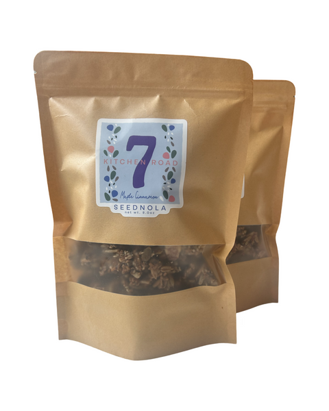 Maple Cinnamon Seednola 7 Seed Blend Snack Pack 7 Kitchen Road