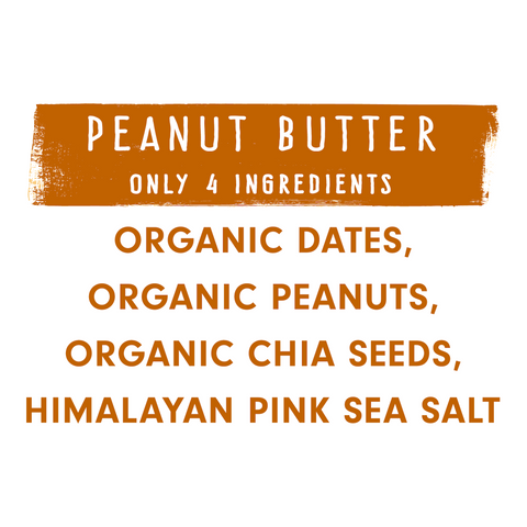 Organic Peanut Butter with Chia Seeds Snack Box of 12 Jonesbar