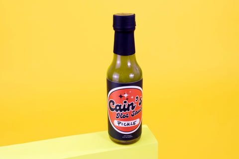 Cain’s Pickle Hot Sauce Tangy Jalapeño Habanero Hot Sauce Cain’s