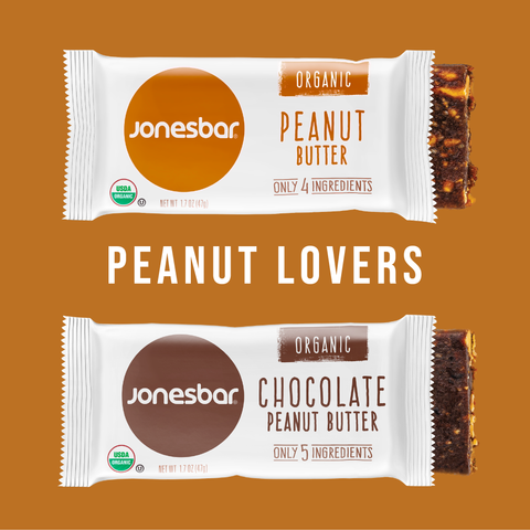 Peanut Lovers Organic Variety Pack Snack Bars Jonesbar