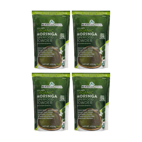 Organic Moringa Powder - 16oz Pouch