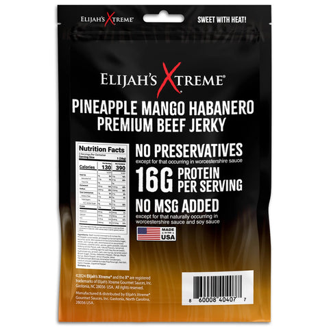 Elijah’s Xtreme Beef Jerky Bulk Trio - 6 bags of Each Flavor, 18 bags total (3lbs)
