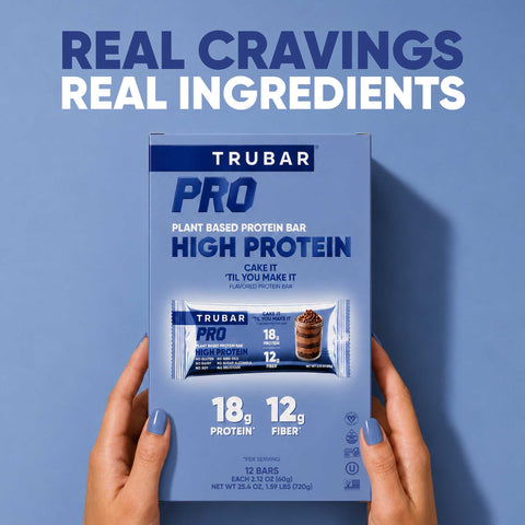 Plant-Based High Performance Protein Bar Cake It 'Til You Make It TRUBAR PRO