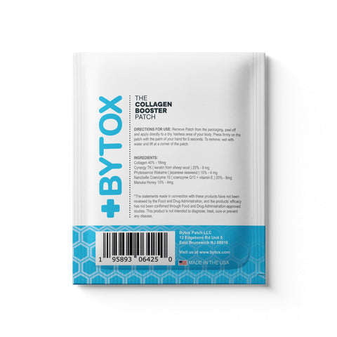 Collagen Booster Patch Five Actives Skincare Patch BYTOX