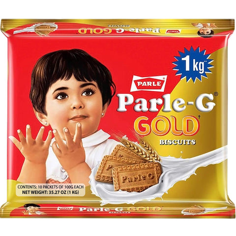 Parle-G Gold Biscuits, 1 HHA1&nbsp;KG (10 pack of 100g)