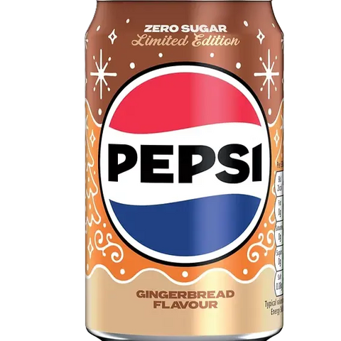 Pepsi Gingerbread Festive Spiced Cola UK