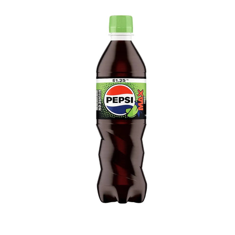 Pepsi Max Lime Zero Sugar Cola Drink 500ml Pepsi
