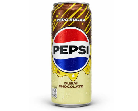 Pepsi Zero Sugar Dubai Chocolate Limited Edition Zero Sugar Soda Thailand