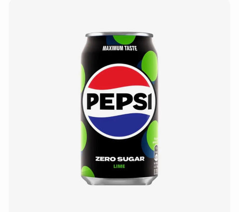 Pepsi Zero Sugar Lime Lime Flavored Cola Can 355mL Canada