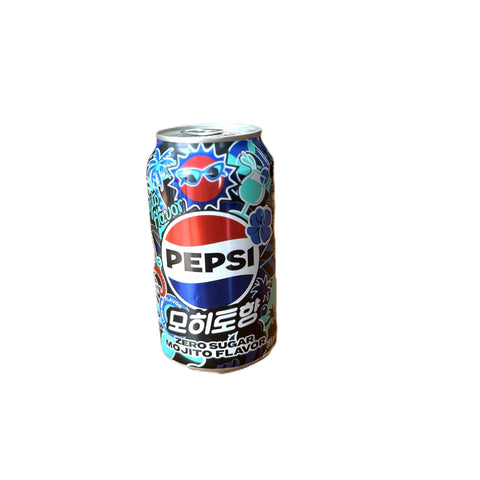 Pepsi Zero Sugar Mojito Flavor Exotic Mint Lime Cola Korea