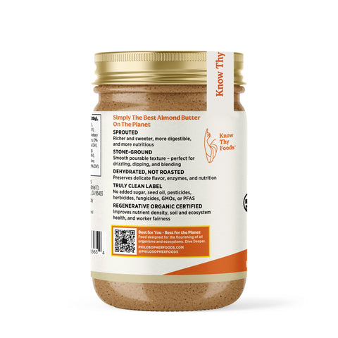Silky Smooth Sprouted Almond Butter