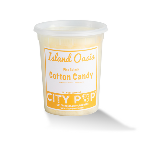 Piña Colada Flavor Cotton Candy Tropical Island Oasis