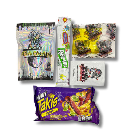 Pina Colada Tropical Candy Pickle Kit Gringas Rim Dips LLC