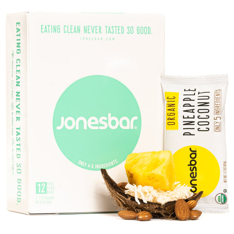 Pineapple Coconut Organic Snack Bar Box of 12