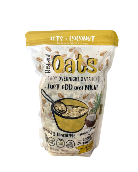 Oats Coconut Pineapple Flavor Electrolytes Recovery Mix Beyond Oats