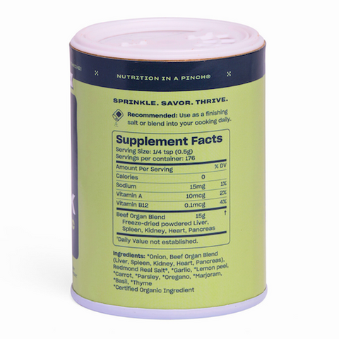 Pluck Zesty Garlic – Animal-Based Superfood Seasoning