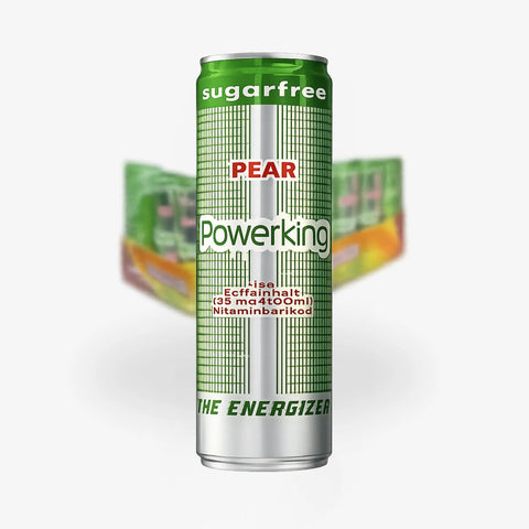 Powerking Sugar-Free Pear Energy Drink Zero Sugar Imported Energy Drink Sweden