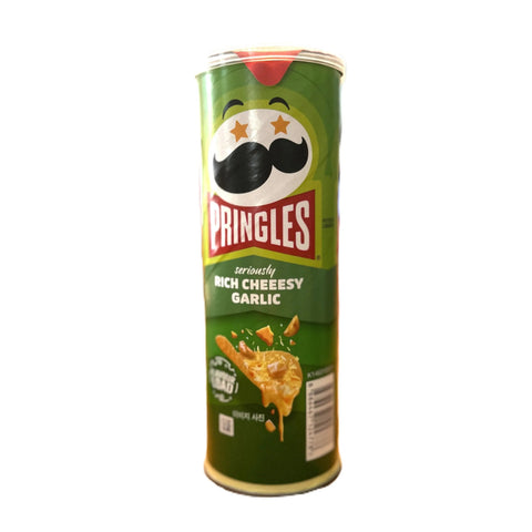 Seriously Rich Cheesy Garlic Flavor Stackable Chips Pringles Korean Limited Edition