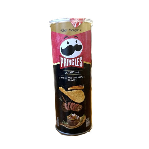Pringles Steak & Foie Gras Premium Flavor Potato Chips Chef Morgan Edition