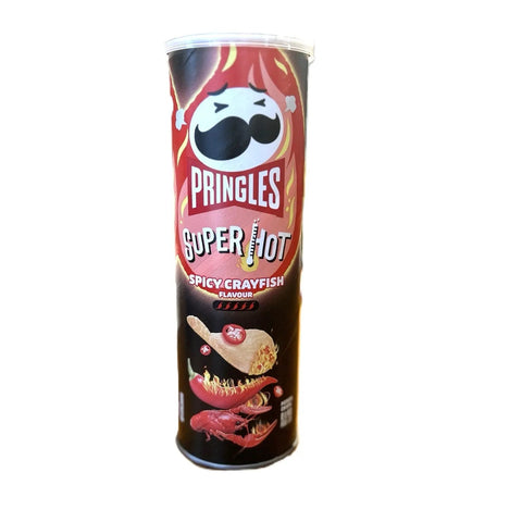 Super Hot Spicy Crayfish Extra Hot Seafood Chips Pringles