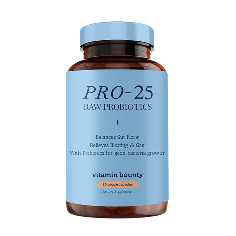 Probiotic 25 Billion Organisms Pro-25 Probiotic Vitamin Bounty