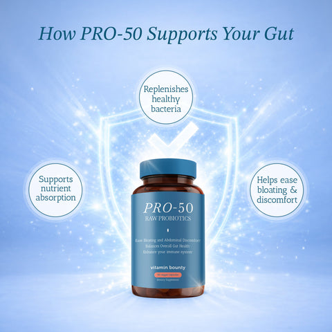 Probiotic 50 Billion Organisms Pro-50 Probiotic Vitamin Bounty