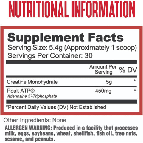 Purus Labs Creatine ATP - 30 Servings