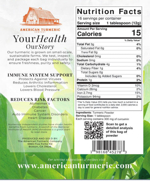 Georgia Gold Turmeric Powder – Certified Lead-Free, Lab Tested, Naturally Grown