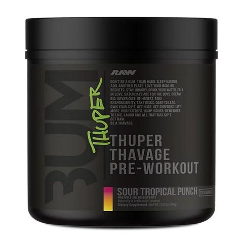 Raw Nutrition Thuper Thavage 400mg Caffeine Pre-Workout