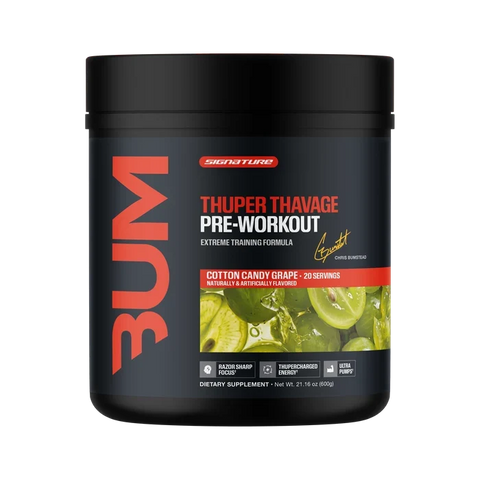Bum Thuper Thavage Pre-Workout Supplement Raw Nutrition