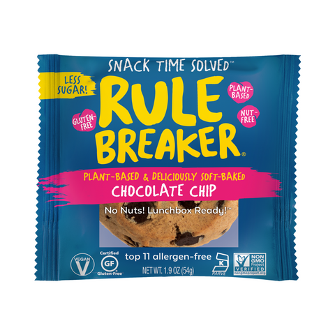Chocolate Chip Protein Blondies Pack 12 Packs Rule Breaker Snacks