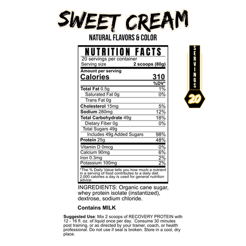 Recovery Protein Supplement BLACKLABEL
