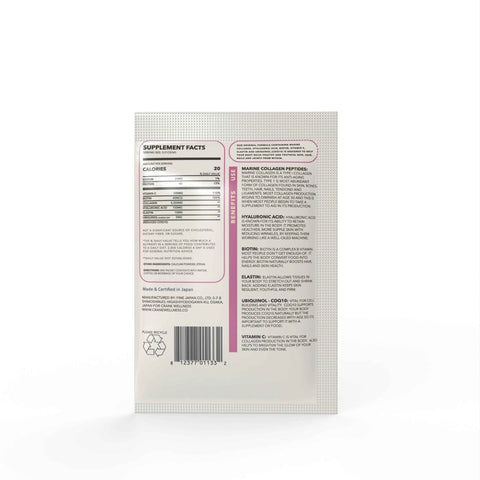 Radiant Renew Travel Size Marine Collagen Peptides Pouches Crane Wellness