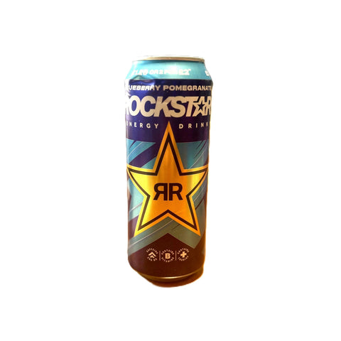 Rockstar Blueberry Pomegranate Energy Drink Fruity UK Rockstar