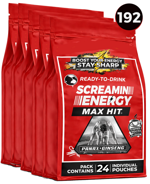 Screamin Energy Coffee Mocha Extra Strength Energy Shot Vital 4U