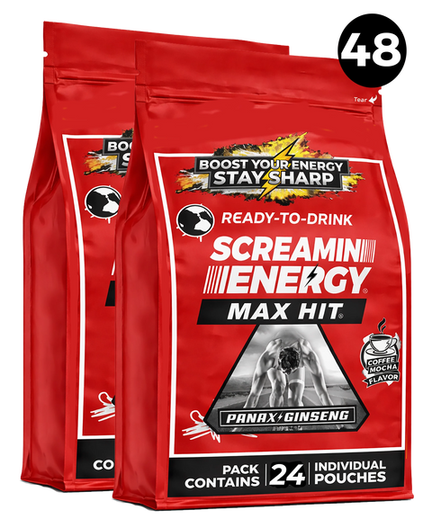 Screamin Energy Coffee Mocha Extra Strength Energy Shot Vital 4U