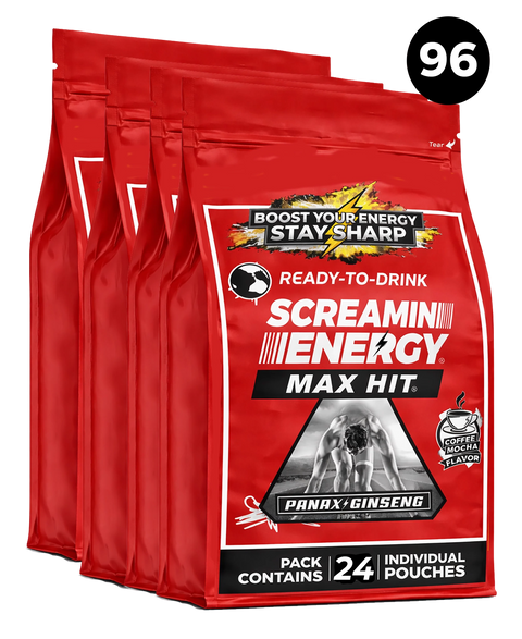 Screamin Energy Coffee Mocha Extra Strength Energy Shot Vital 4U