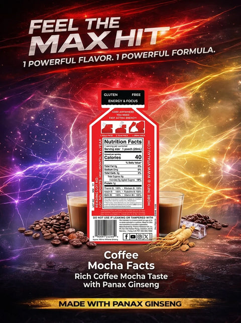Screamin Energy Coffee Mocha Extra Strength Energy Shot Vital 4U