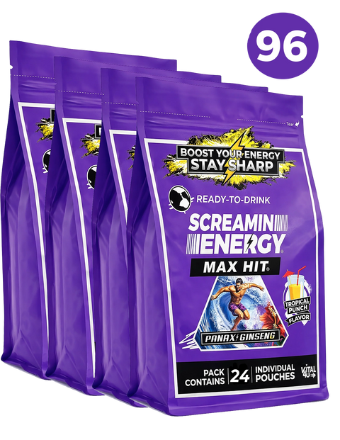 Screamin Energy Tropical Punch Sugar Free Liquid Energy Shot