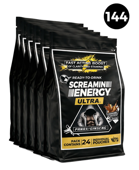 Screamin Energy Ultra Caramel Coffee Ultra-Strength Liquid Energy Shot