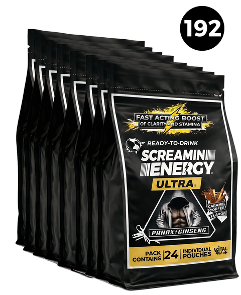 Screamin Energy Ultra Caramel Coffee Ultra-Strength Liquid Energy Shot