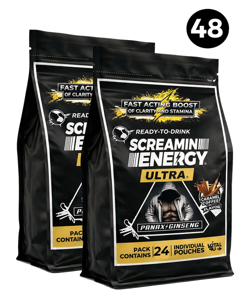 Screamin Energy Ultra Caramel Coffee Ultra-Strength Liquid Energy Shot