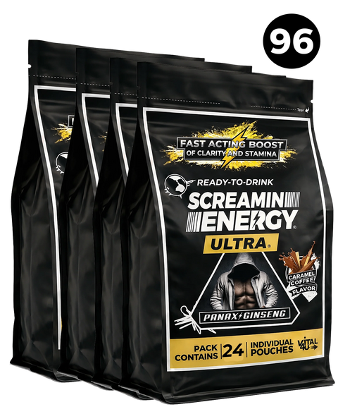 Screamin Energy Ultra Caramel Coffee Ultra-Strength Liquid Energy Shot