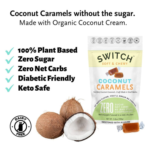 SWITCH Coconut Caramels Vegan Non-Dairy Caramel